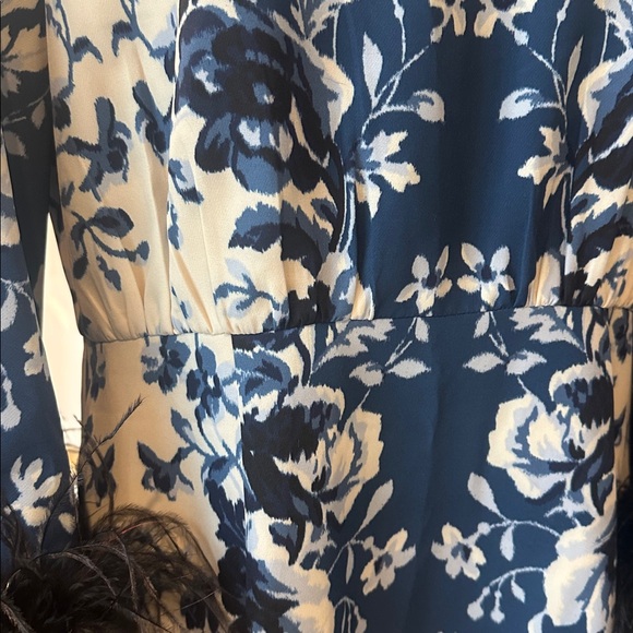 Tuckernuck Indigo Reflection Feather Jamison Dress Size L - Picture 3 of 8